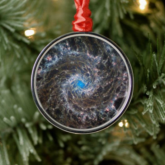 Het hart van Messier 74 Metalen Ornament (Boom)