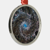 Het hart van Messier 74 Metalen Ornament (Rechts)