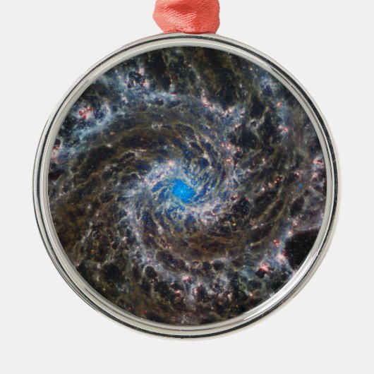 Het hart van Messier 74 Metalen Ornament (Voorkant)