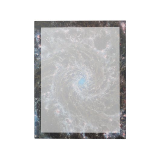 Het hart van Messier 74 Notitieblok (Linkerzijde)