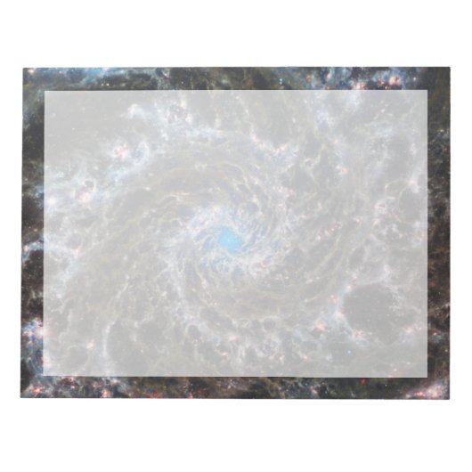 Het hart van Messier 74 Notitieblok (Voorkant)