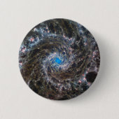 Het hart van Messier 74 Ronde Button 5,7 Cm (Voorkant)