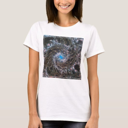 Het hart van Messier 74 T-shirt (Voorkant)