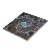 Het hart van Messier 74 Tegeltje (Zijkant)