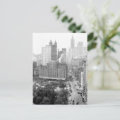 Het hart van New York City: 1908 Briefkaart (Staand voorkant)