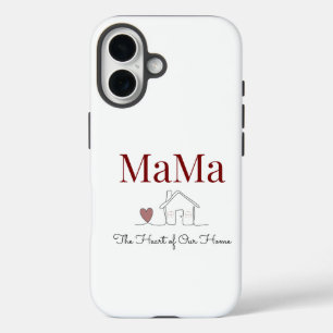 Het hart van ons huis iPhone 16 hoesje
