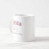 Het hart van ons huis koffiemok (Voorkant links)