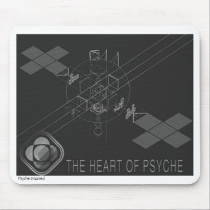 Het hart van Psyche Mousepad Muismat