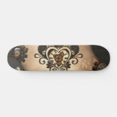 Het hart van steampunk persoonlijk skateboard (Horizontaal)