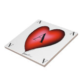 Het hart van Tony Fernandes Tegeltje (Zijkant)