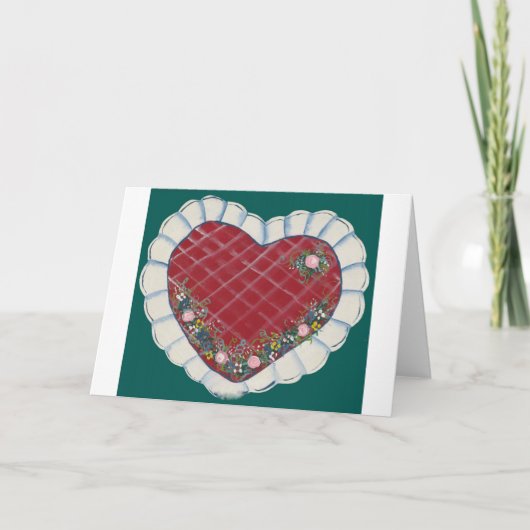 Het Hart van Valentijn Feestdagen Kaart (Voorkant)