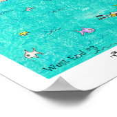 Het hart van West End #3, Roatan, Honduras Poster (Hoek)