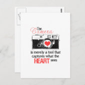 Het hart vastleggen briefkaart (Voorkant / Achterkant)