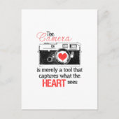 Het hart vastleggen briefkaart (Voorkant)