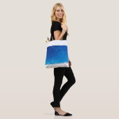Het hart-vormige vliegtuig sleept Canvas tas (Op model)