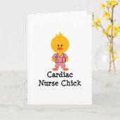 Het hart Wenskaart van het Kuiken van de Kaart (Gele Bloem)