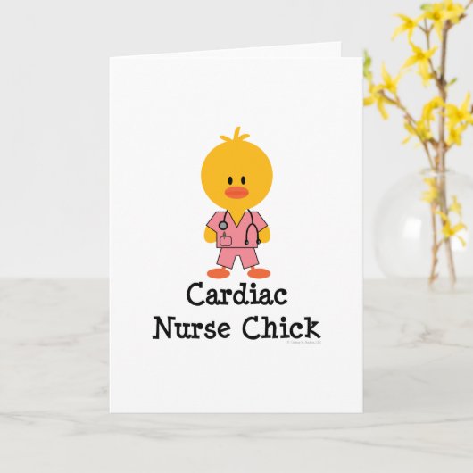 Het hart Wenskaart van het Kuiken van de Kaart (Gele Bloem)