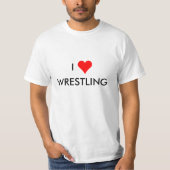het hart worstelt t-shirt (Voorkant)