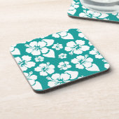 Het Hawaiiaanse Patroon van de Bloem van de Drankjes Onderzetter (Linkerzijde)