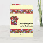 HET HAWAIIAANSE VINTAGE WENSKAART VAN HET ALOHA- KAART (Achterkant)