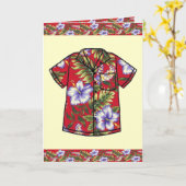 HET HAWAIIAANSE VINTAGE WENSKAART VAN HET ALOHA- KAART (Gele Bloem)