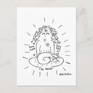 Het Healer Cat Briefkaart