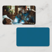 Het Healing Touch Bladwijzer Visitekaartje (Voorkant / Achterkant)