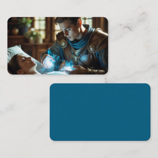 Het Healing Touch Bladwijzer Visitekaartje (Voorkant / Achterkant)