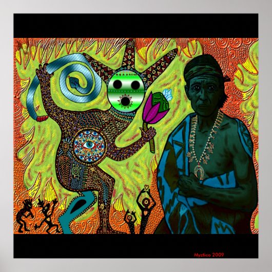 Het Healing van het Peyote (poster) Poster (Voorkant)