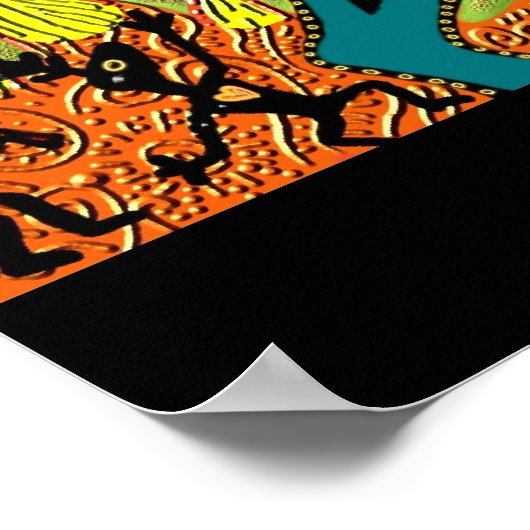 Het Healing van het Peyote (poster) Poster (Hoek)