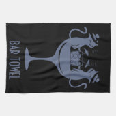 Het hebben van cocktails Bar Handdoek Katten (Horizontaal)