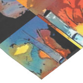 Het hebben van een Abstract soort dag tafelkleed (Gekanteld)