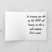 Het hebben van een baby kaart (Binnen)