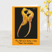 Het hebben van een baby kaart (Gele Bloem)