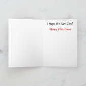 Het hebben van een Slechte Vakantie?  Kerstkaart Feestdagen Kaart (Binnen)