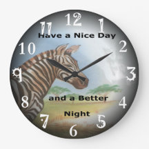 Het hebben van het zebra & aardige dag en een