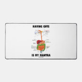 Het hebben van lef is mijn mantra spijsverteringss bureaumat (Voorkant)