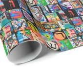 Het Hebreeuwse alfabet - alefbet Cadeaupapier (Rol Hoek)