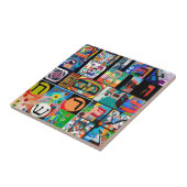 Het Hebreeuwse alfabet - alefbet Tegeltje (Zijkant)