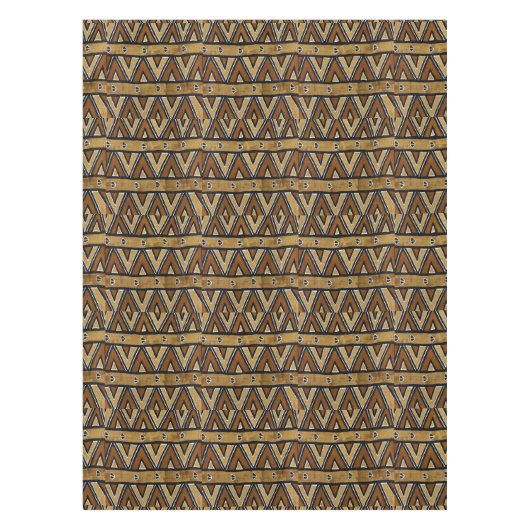 Het hedendaagse Afrikaanse modderlooppatroon Tafelkleed (Voorkant)