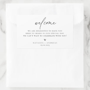 Het hedendaagse conservatoire Welkom Rechthoekige Sticker