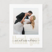 Het hedendaagse Eenvoudige Trendy Minimalistisch D Briefkaart (Voorkant)