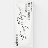 Het hedendaagse, eenvoudige Welkom in de nacht erv Spandoek (Verticaal)