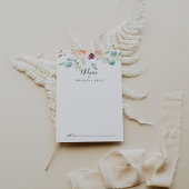 Het hedendaagse Eucalyptus Floral Wedding Advieskaart
