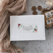 Het hedendaagse Eucalyptus Weddenschap RSVP Adres Etiket