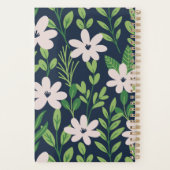 Het hedendaagse Floral Pattern Gepersonaliseerd Planner (Achterkant)