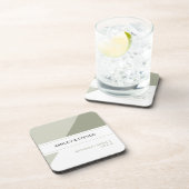 Het hedendaagse Geometrische huwelijk is gunstig Bier Onderzetter (Rechterzijde)