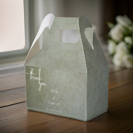 Het hedendaagse gouden ras Faux Suede Paint Weddin Bedankdoosjes