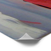 Het hedendaagse islamitische moderne kunstschilder poster (Hoek)