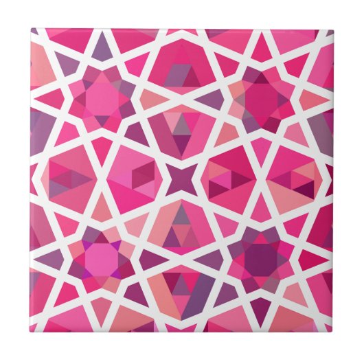 Het hedendaagse Islamitische Patroon Tegeltje (Voorkant)